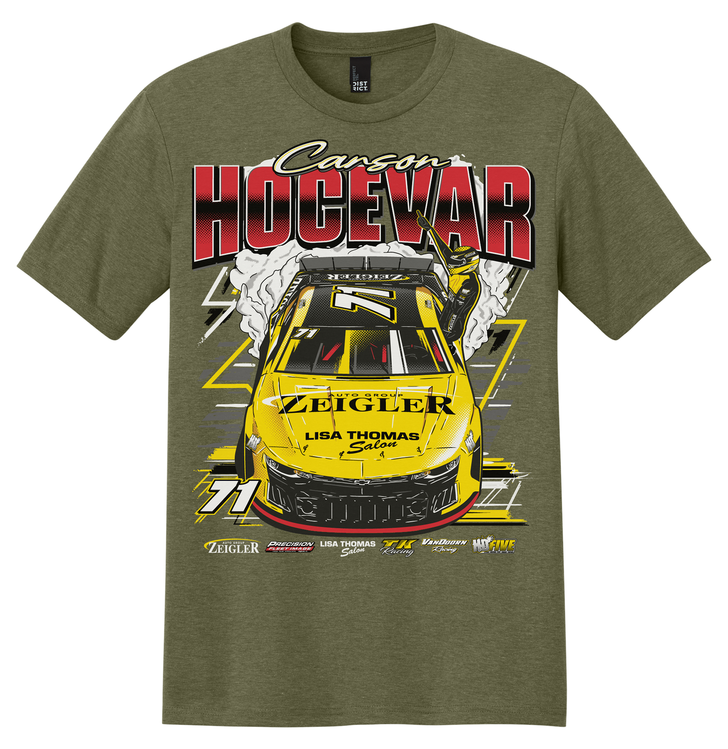 Green Pavement Late Model Tee