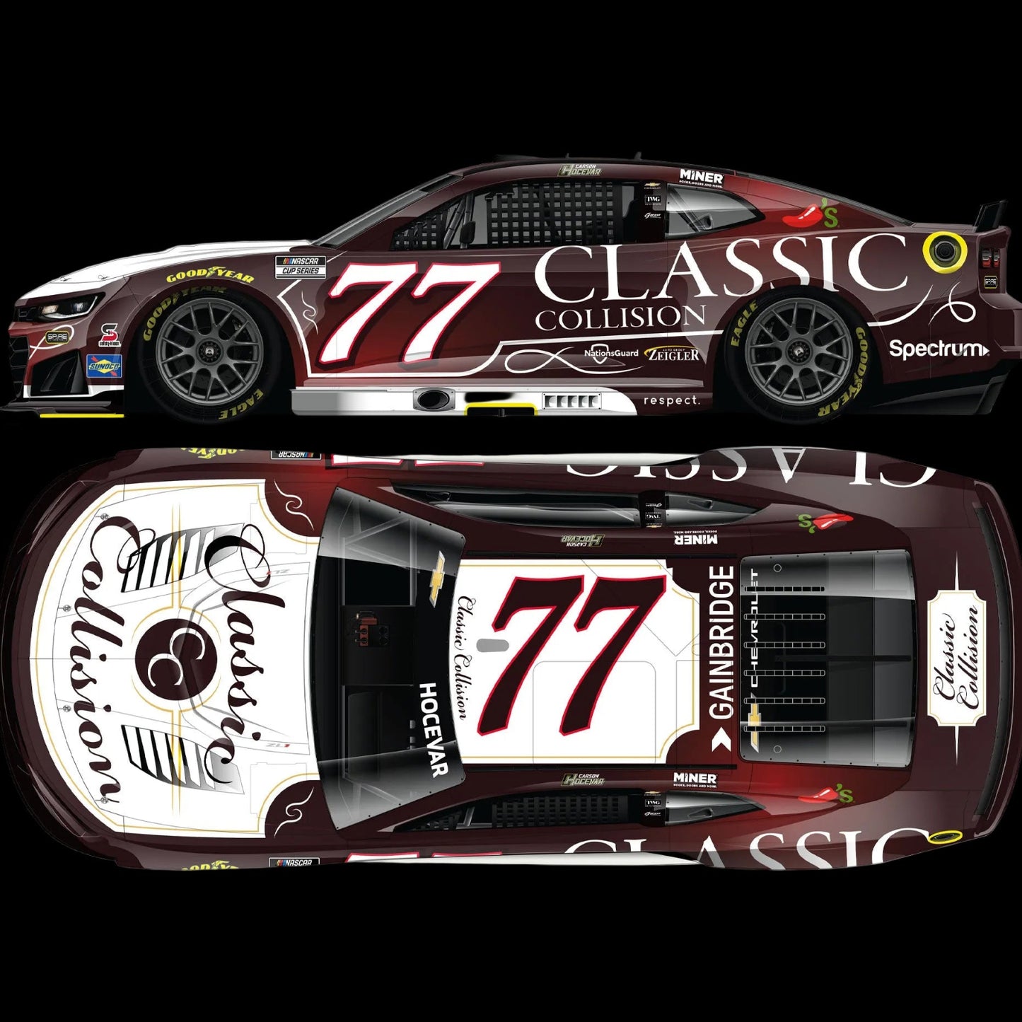 EXCLUSIVE: 1:24 Liquid Color 2026 Classic Collision #77 Diecast Pre-Order