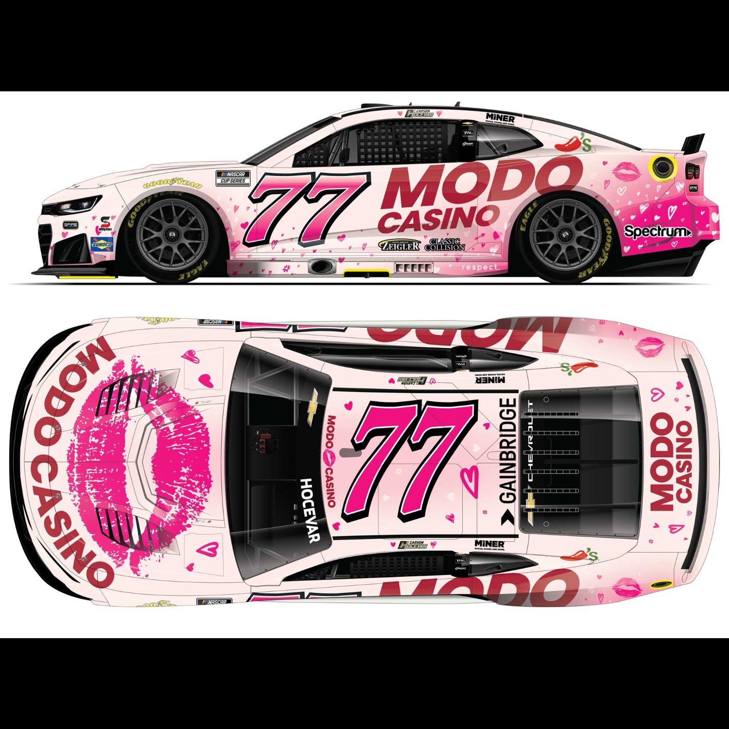EXCLUSIVE: 1:24 Liquid Color 2026 Modo Casino #77 Diecast Pre-Order