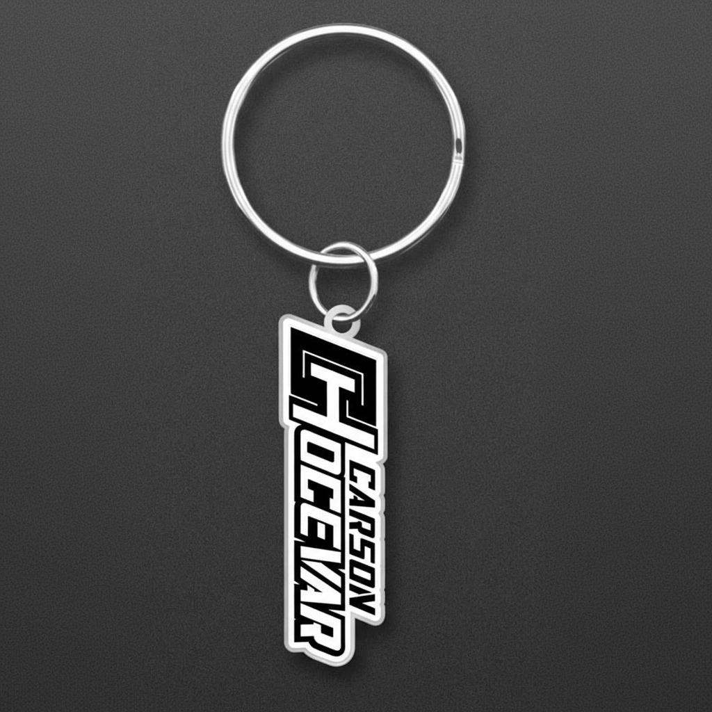 Carson Logo 1.75" Keychain