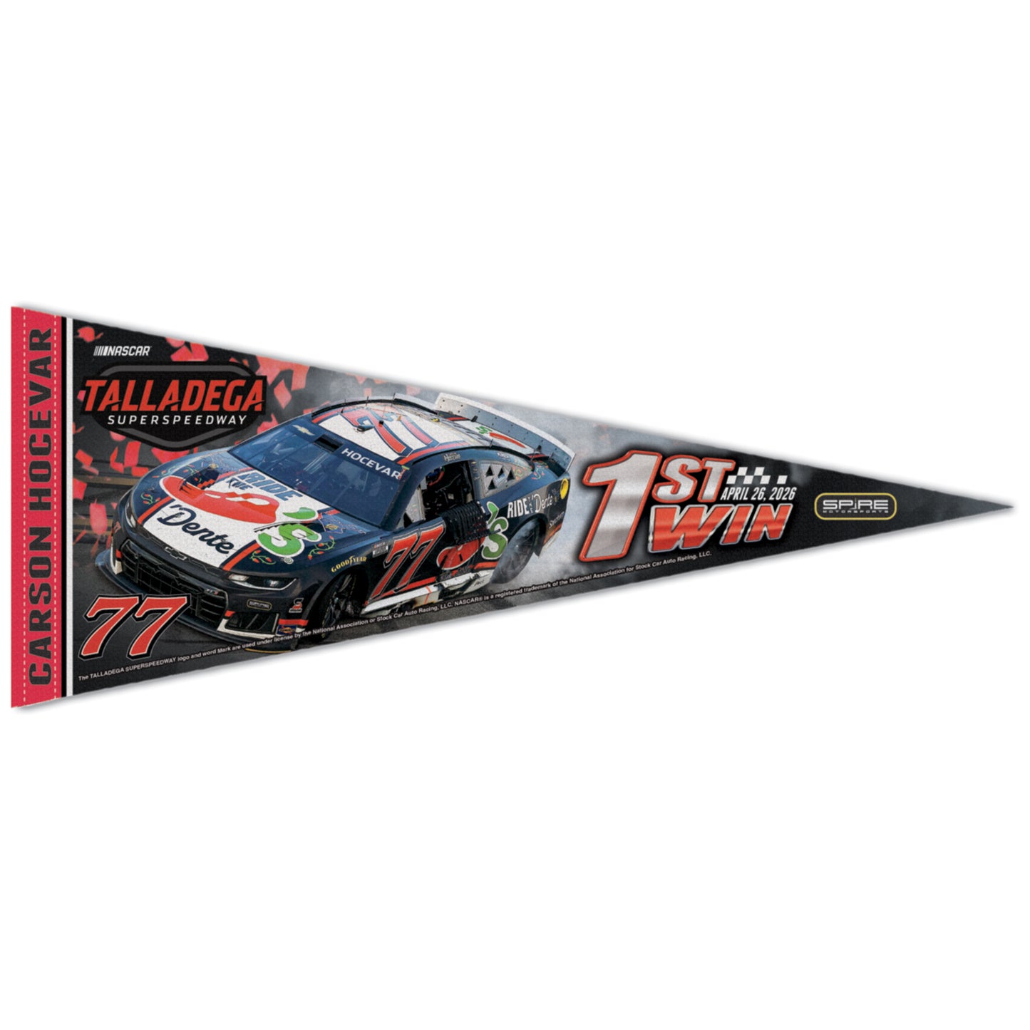Carson First Win Pennant - Delivers July