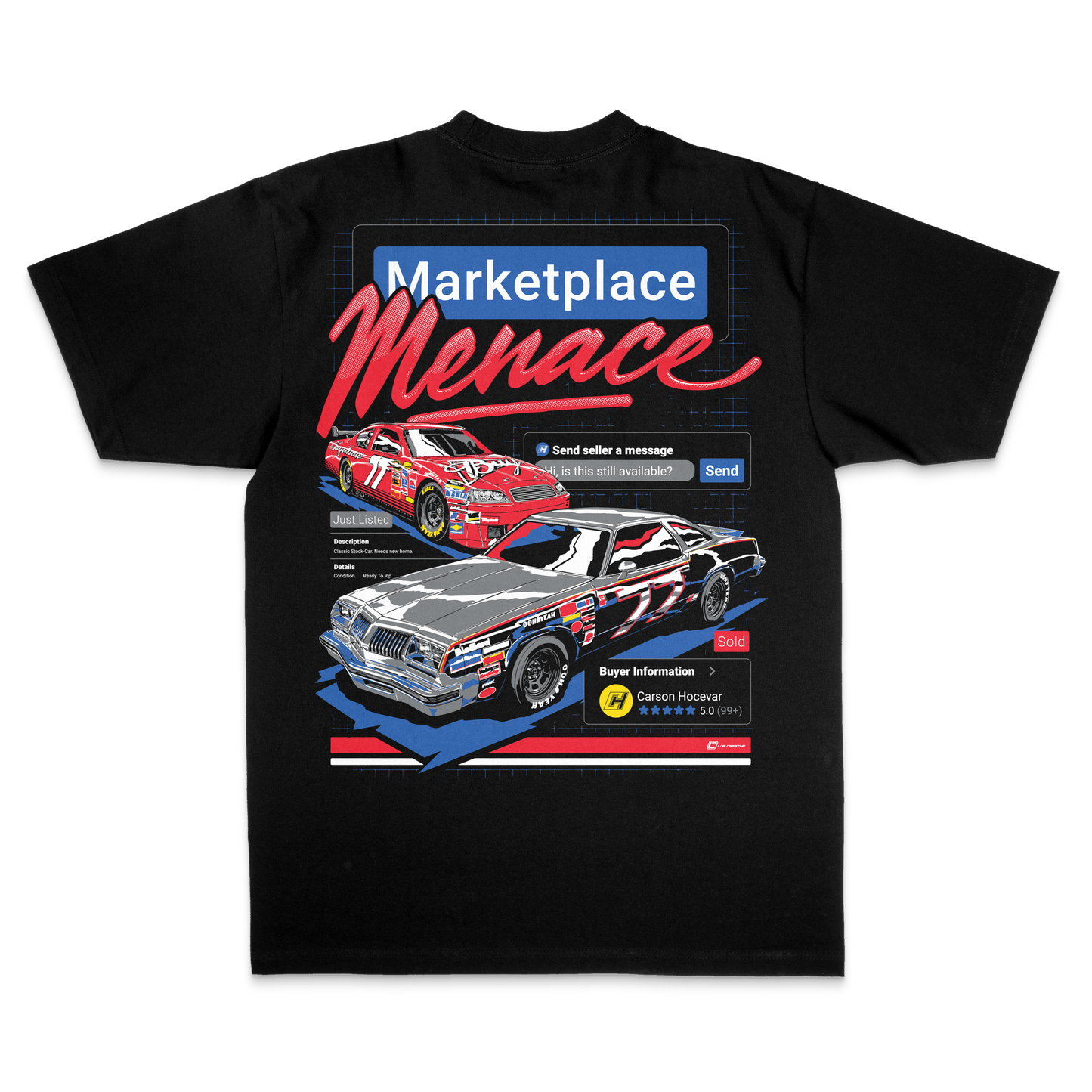 Carson Hocevar Marketplace Menace Tee