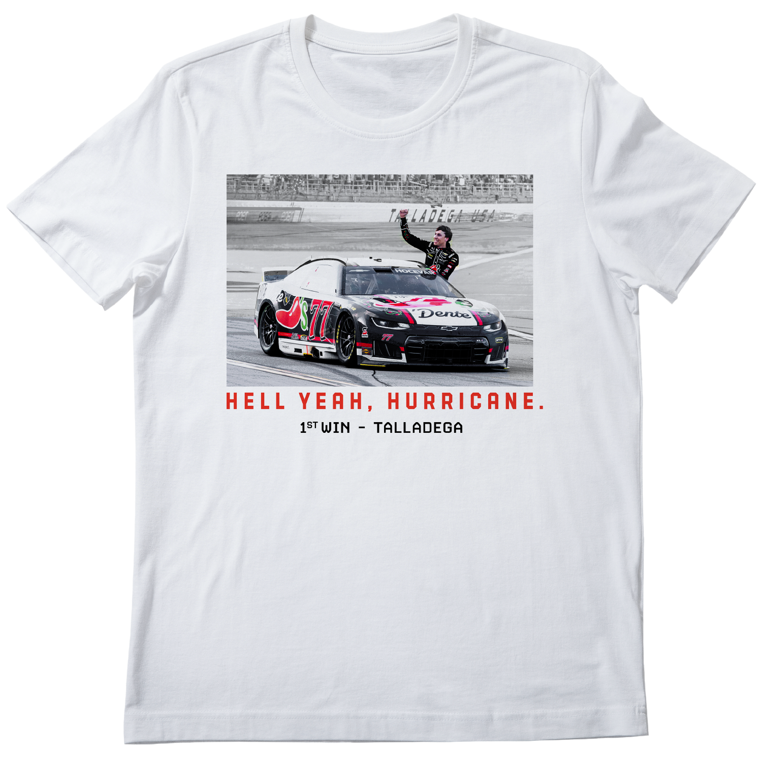 Hell Yeah Hurricane Talladega Win Tee – Shop Carson Hocevar
