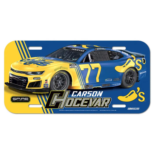 Chili's Throwback #77 License Plate