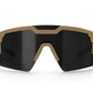 Future Tech Sunglasses: Desert Tan Frame Z87+