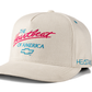 HWV Chevrolet Heartbeat of America Hat - OFF WHITE Cord