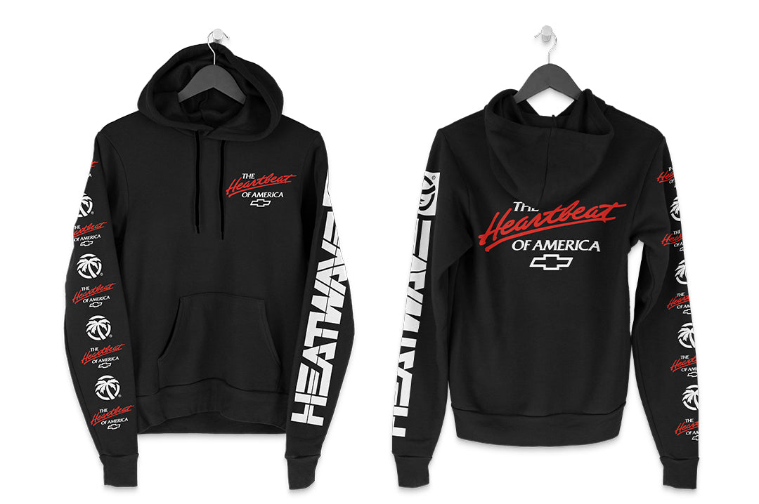 Heat Wave X Chevrolet Heartbeat of America Sweatshirt - Black and Red