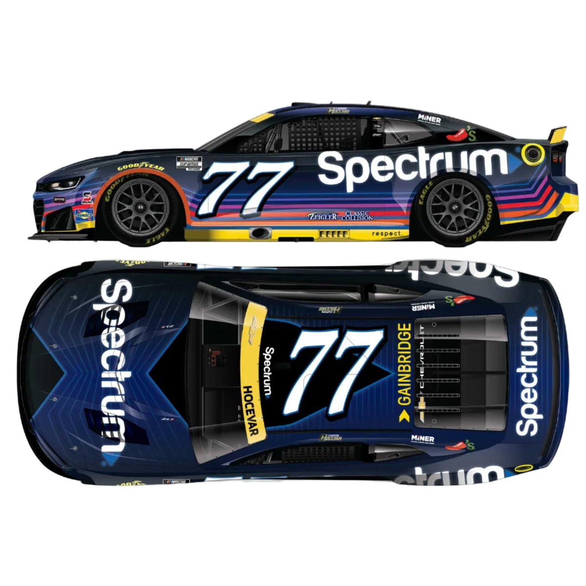 EXCLUSIVE: 1:24 Liquid Color 2026 Spectrum Dark Mode #77 Diecast Pre-Order