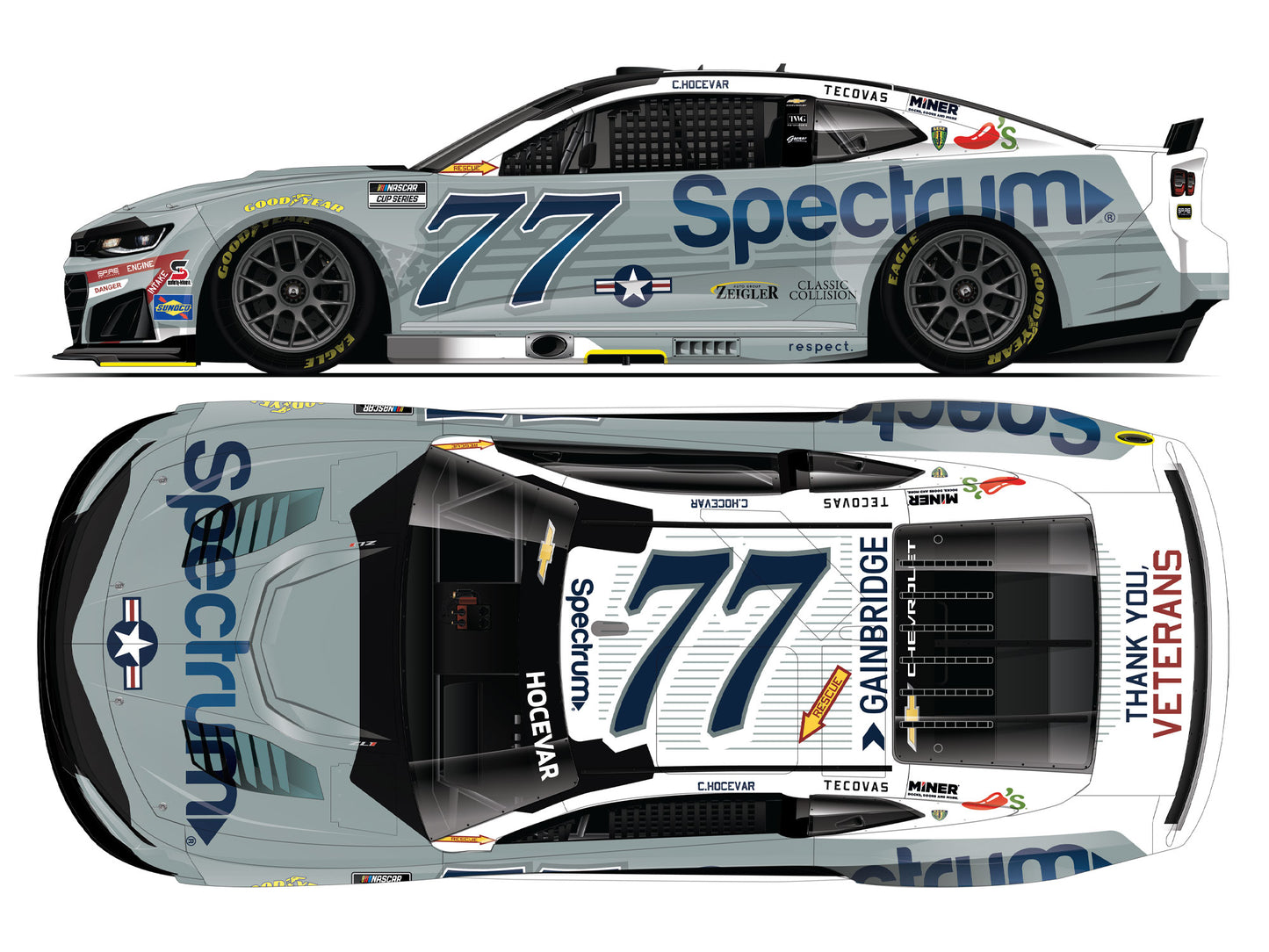 1:24 2026 San Diego Spectrum #77 Diecast Pre-Order