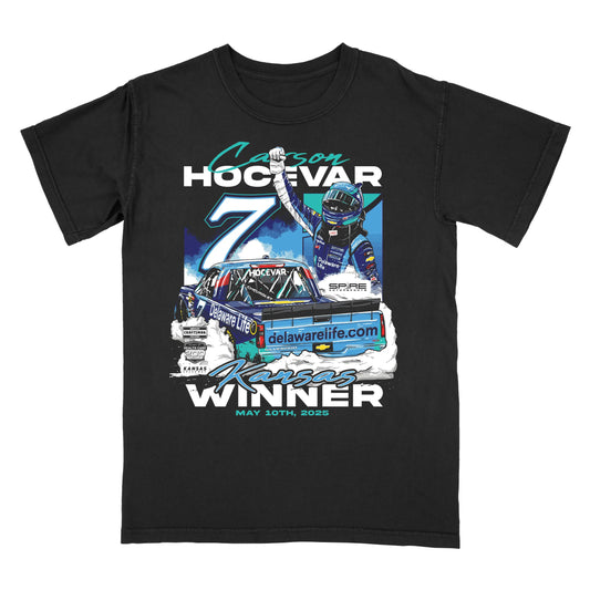 Carson Hocevar Kansas Truck WIN Tee