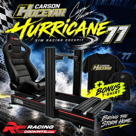 Carson Hocevar Signature "Hurricane 77" Sim Racing Cockpit