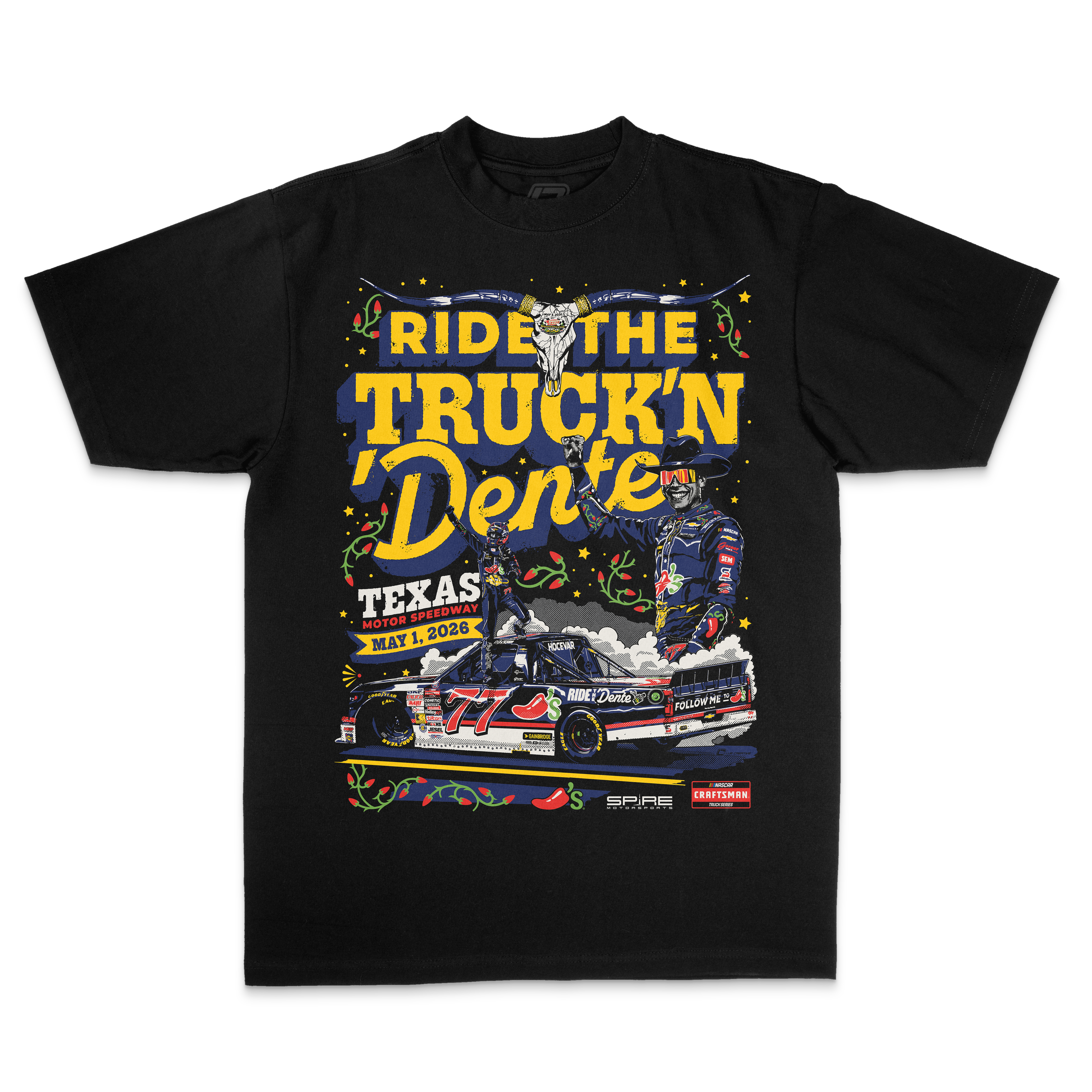 Pre-Order Carson Hocevar Texas Trucks 2026 Win Tee – Shop Carson Hocevar