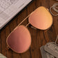 Incline Sunglasses: Velvet Tortoise Frame Rose Gold Lens