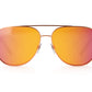 Incline Sunglasses: Velvet Tortoise Frame Rose Gold Lens