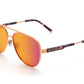 Incline Sunglasses: Velvet Tortoise Frame Rose Gold Lens