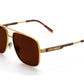 Nimitz Sunglasses: Tortoise Brown Lens