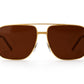 Nimitz Sunglasses: Tortoise Brown Lens