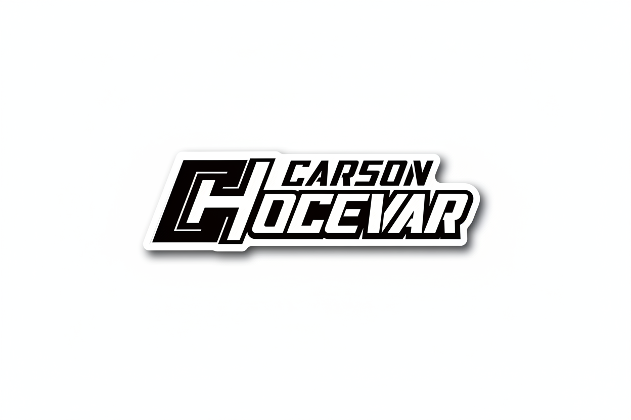 Carson Glass Window Logo Sticker