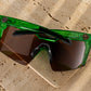 Future Tech Sunglasses: Cycad Green Z87+
