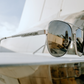 Incline Sunglasses: Gun Metal Frame Black Lens