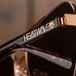 Incline Sunglasses: Velvet Tortoise Frame Rose Gold Lens