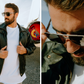 Nimitz Sunglasses: Gun Metal Frame BLACK Lens